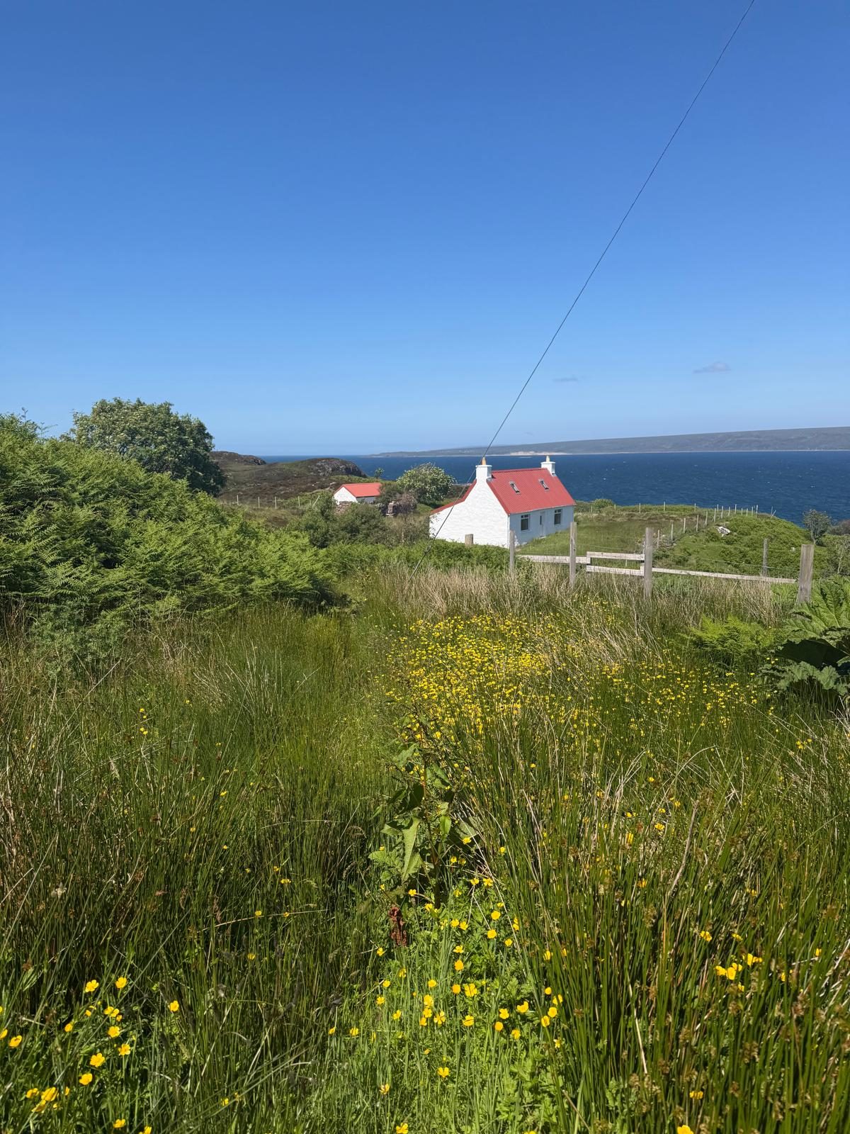 Remote coastal cottage in the Highlands